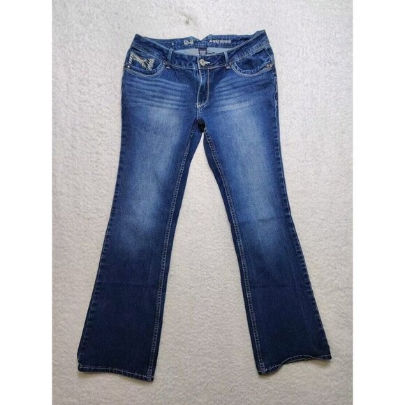 Rythm and Blues Women's Jeans Size 6 Reg Dark Wash 4 Way Stretch - Picture 2 of 9